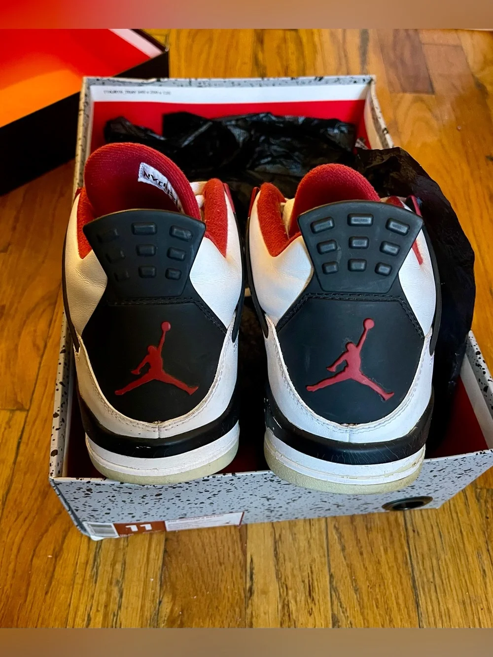 Jordan Red Jumpman Silhouette Canvas Art